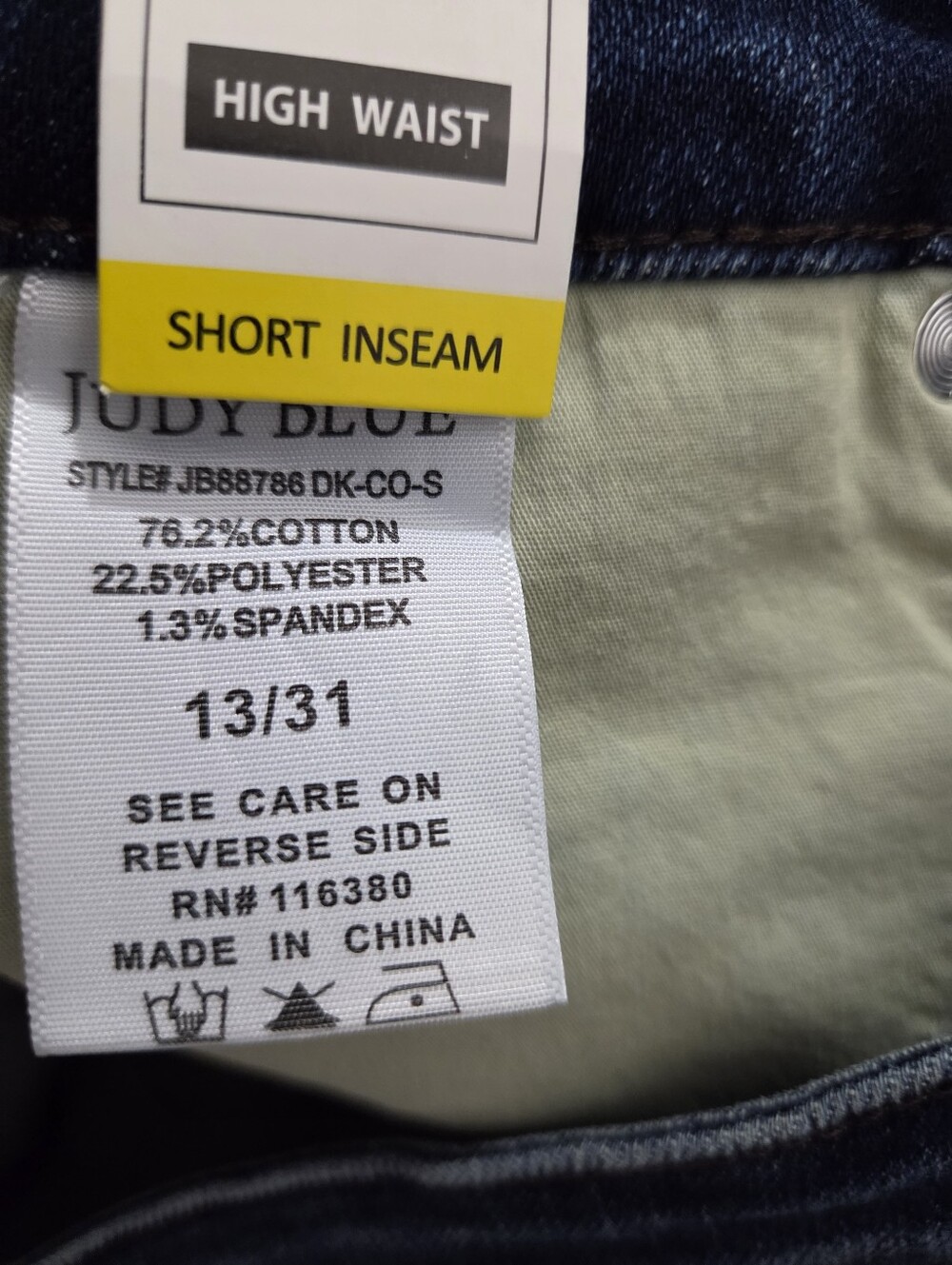 NWT Judy Blue Bootcut Jeans High Rise Tummy Control Size 31 - Picture 10 of 11